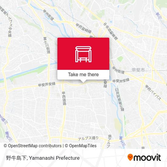 野牛島下 map