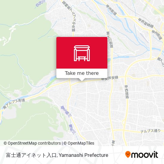 富士通アイネット入口 map
