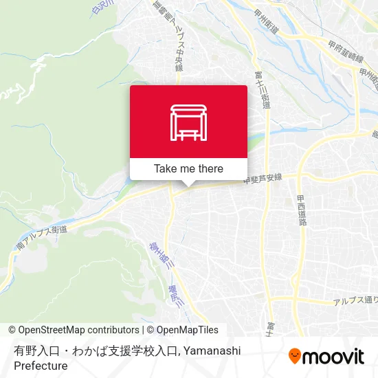 有野入口・わかば支援学校入口 map