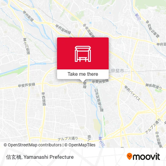 信玄橋 map
