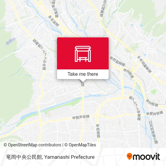 竜岡中央公民館 map