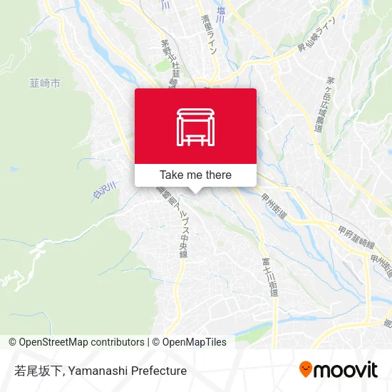 若尾坂下 map