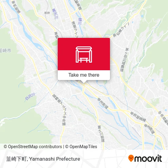 韮崎下町 map