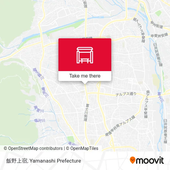 飯野上宿 map