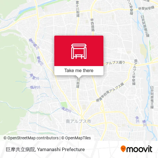 巨摩共立病院 map