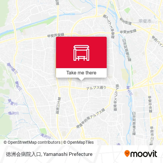 徳洲会病院入口 map