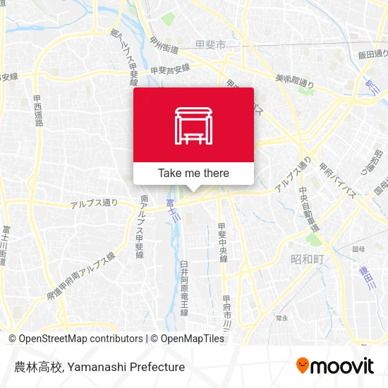 農林高校 map