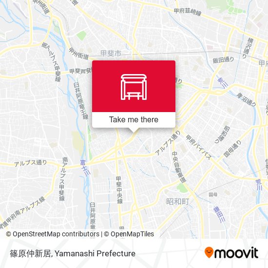 篠原仲新居 map