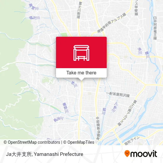 Ja大井支所 map