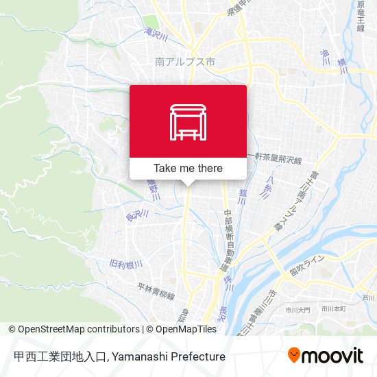甲西工業団地入口 map