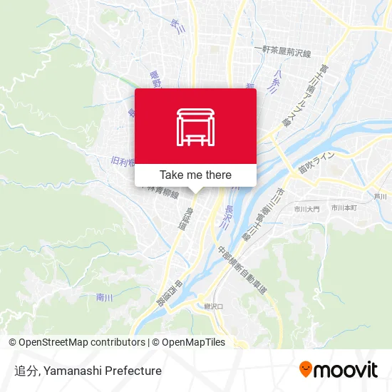 追分 map