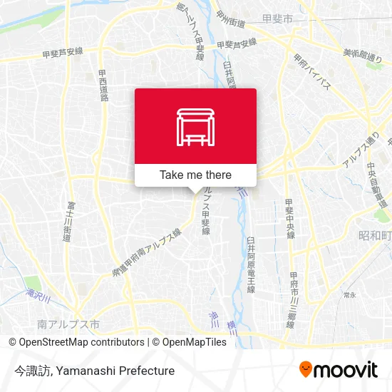 今諏訪 map