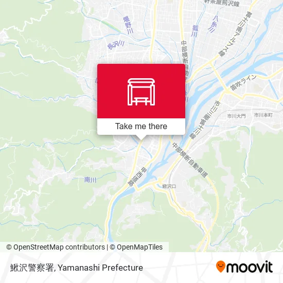 鰍沢警察署 map