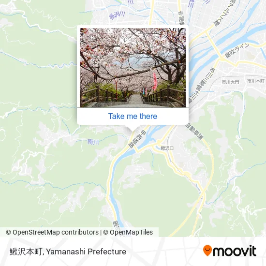鰍沢本町 map