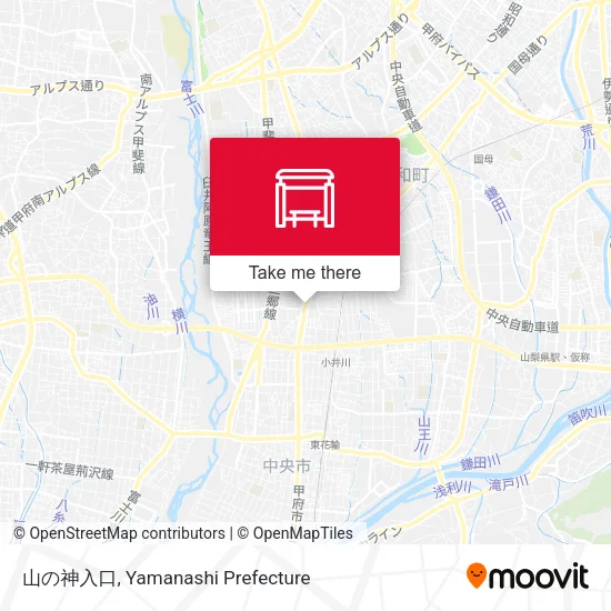 山の神入口 map