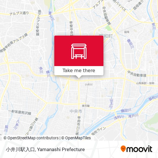 小井川駅入口 map