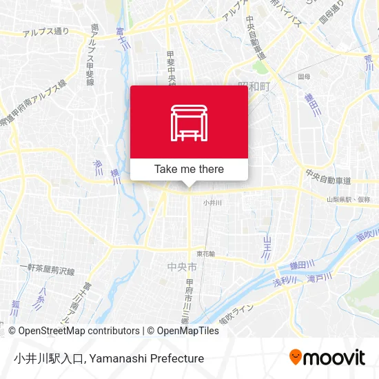 小井川駅入口 map