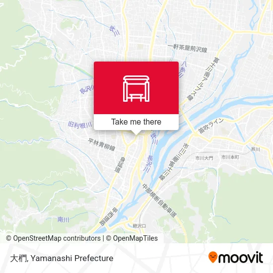 大椚 map