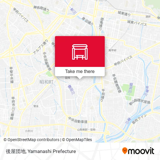 後屋団地 map