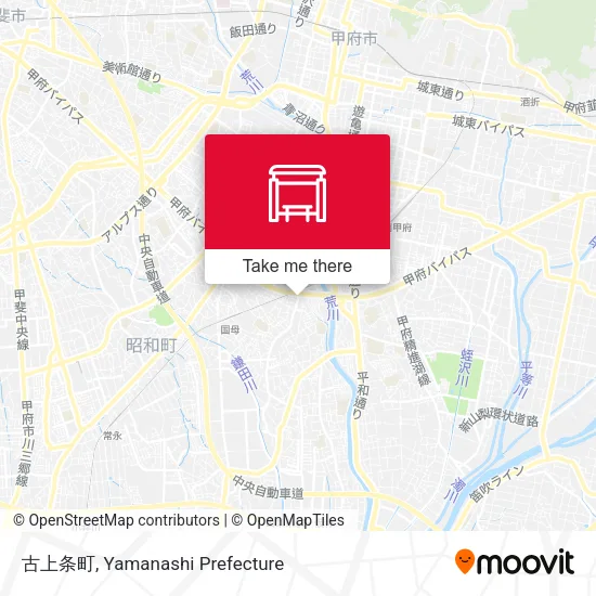 古上条町 map