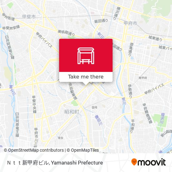 Ｎｔｔ新甲府ビル map