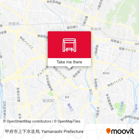 甲府市上下水道局 map