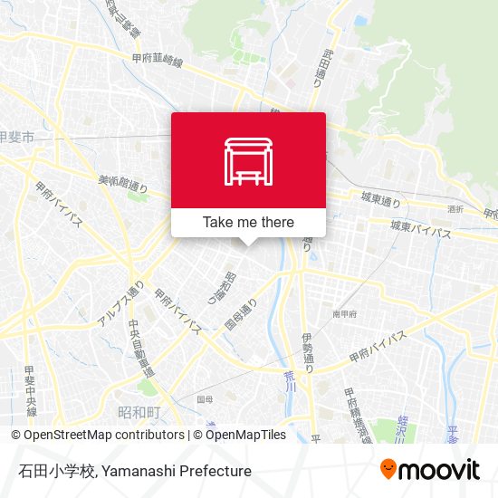 石田小学校 map
