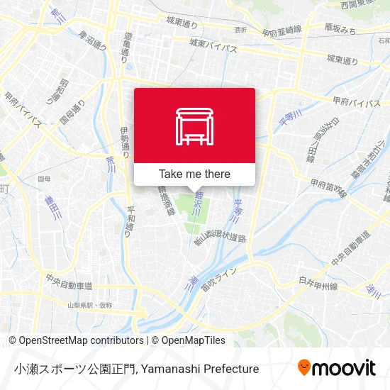小瀬スポーツ公園正門 map