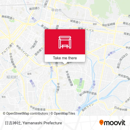 日吉神社 map
