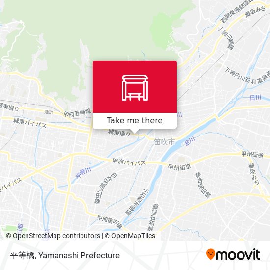 平等橋 map