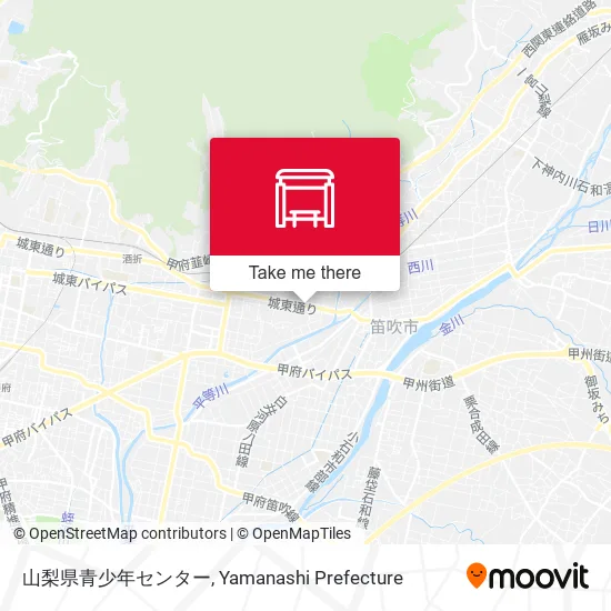 山梨県青少年センター map