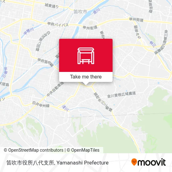 笛吹市役所八代支所 map
