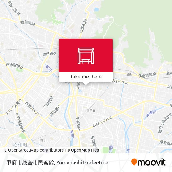 甲府市総合市民会館 map