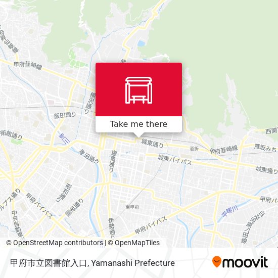 甲府市立図書館入口 map