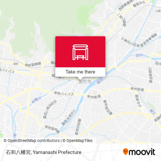 石和八幡宮 map