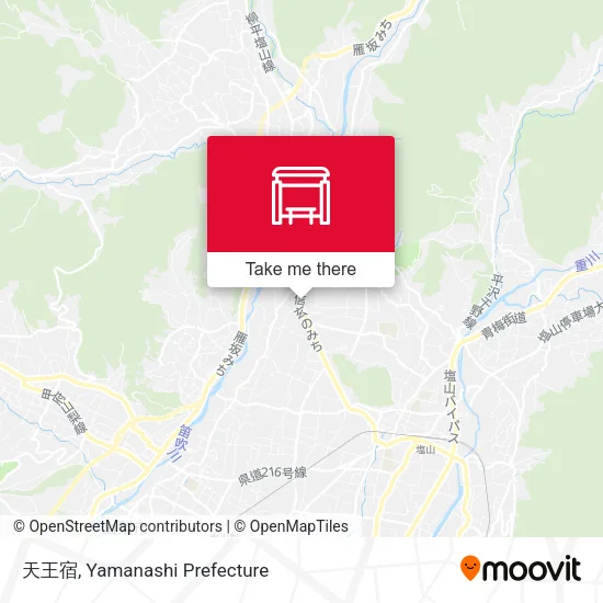 天王宿 map