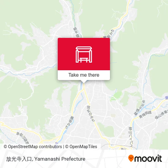 放光寺入口 map