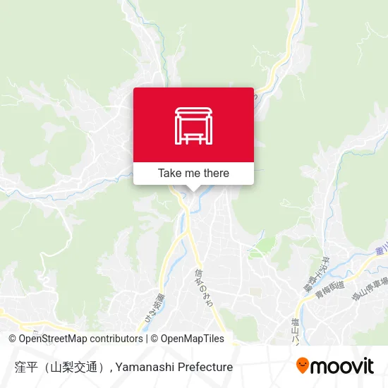窪平（山梨交通） map