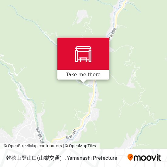 乾徳山登山口 map