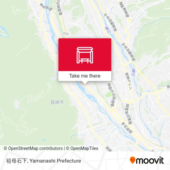 祖母石下 map