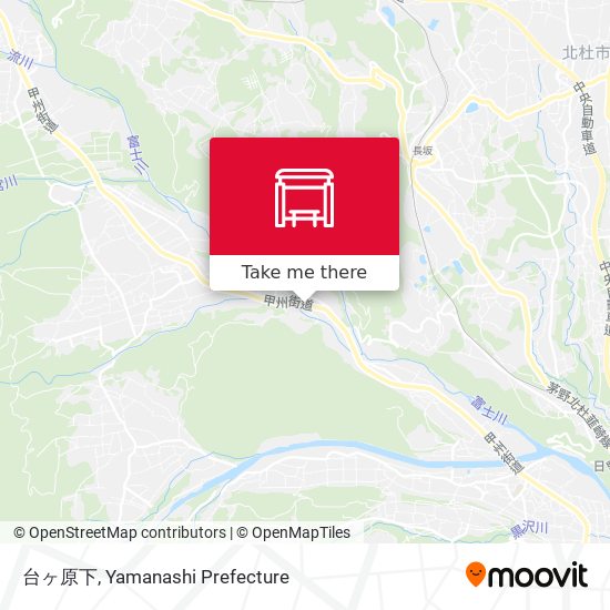 台ヶ原下 map