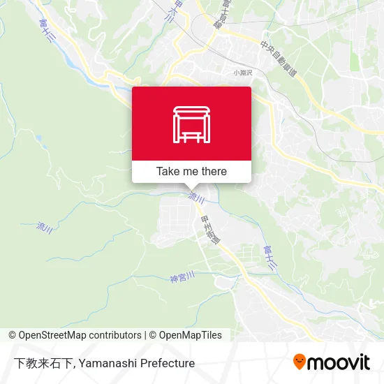 下教来石下 map