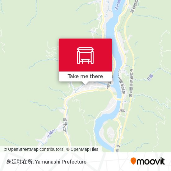 身延駐在所 map