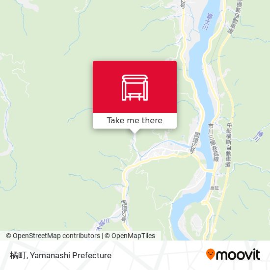 橘町 map