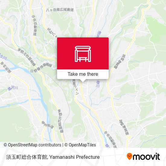 須玉町総合体育館 map