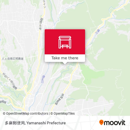 多麻郵便局 map