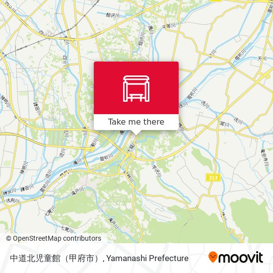 How to get to 中道北児童館（甲府市） in 甲府市 by Bus?