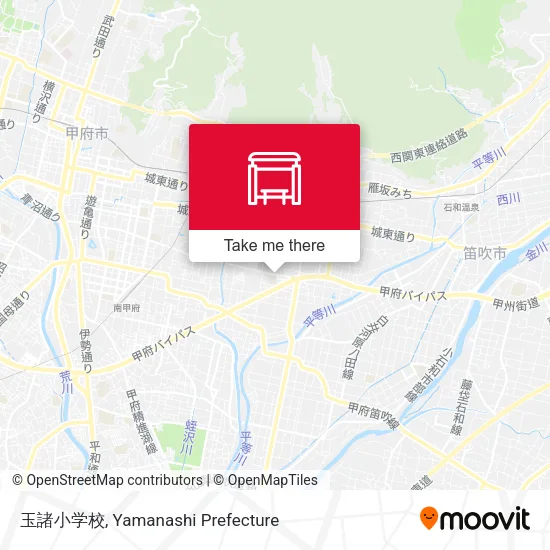 玉諸小学校 map