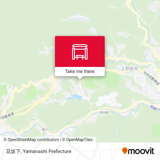 花坂下 map