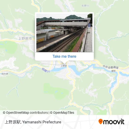 上野原駅 map